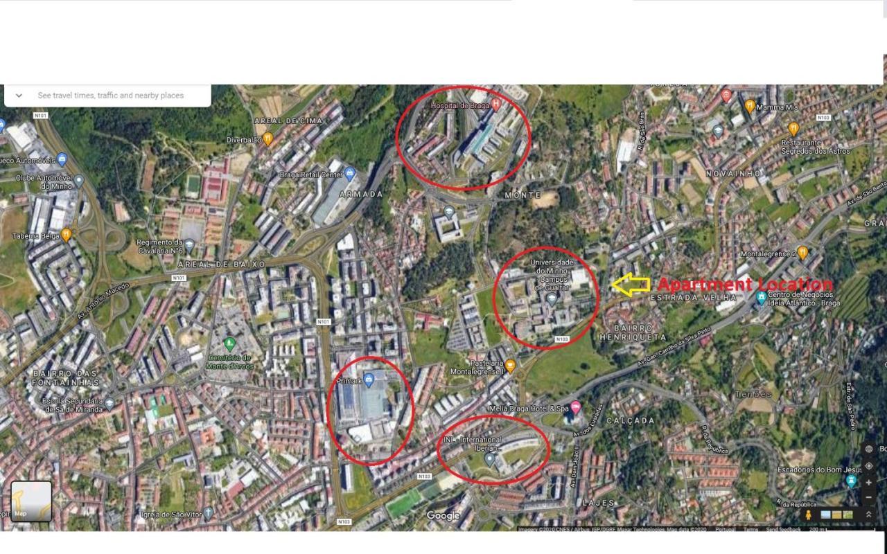 University Of Minho- Inl Campus Gualtar Apartment Braga Kültér fotó